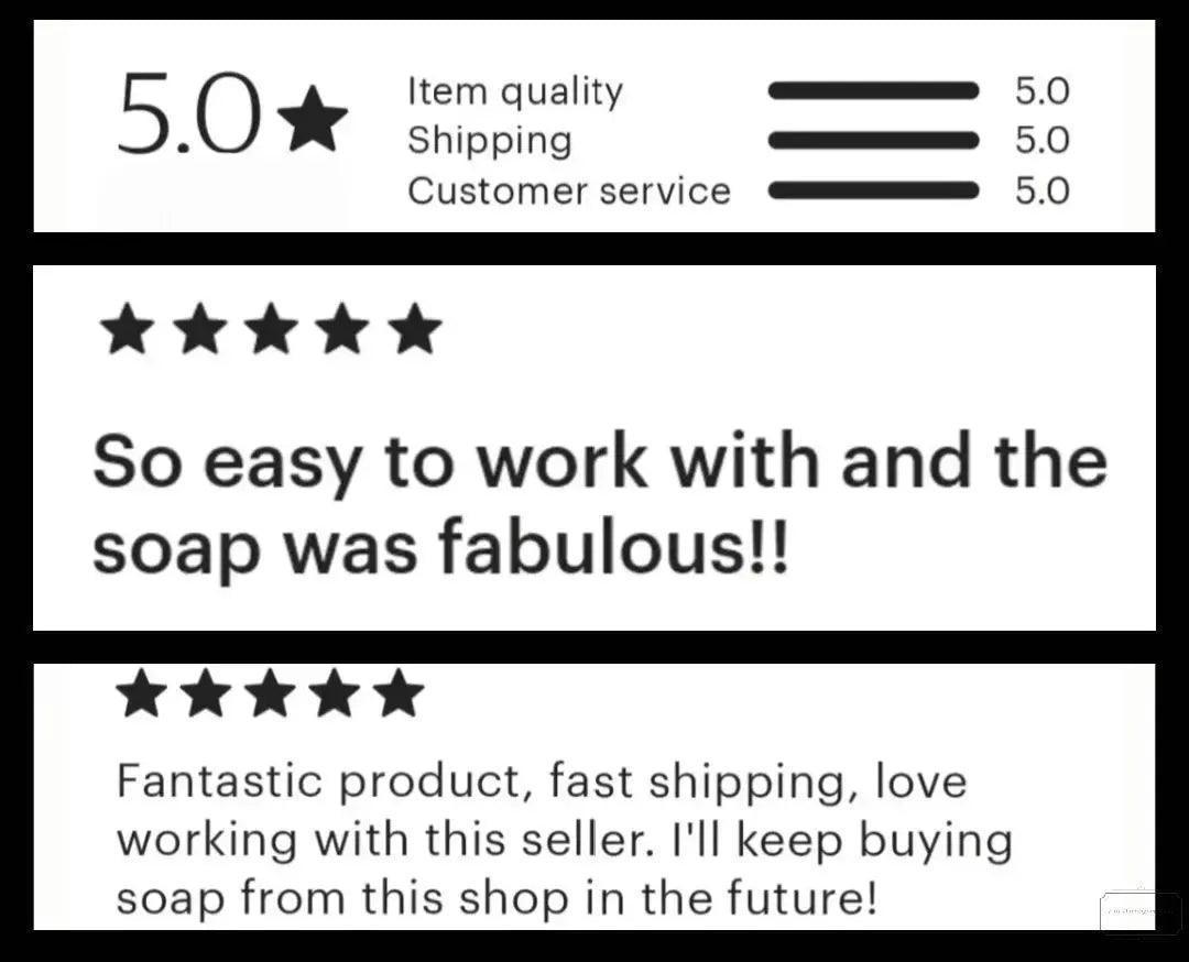 Multiple 5 Star Reviews left by several satisfied customers