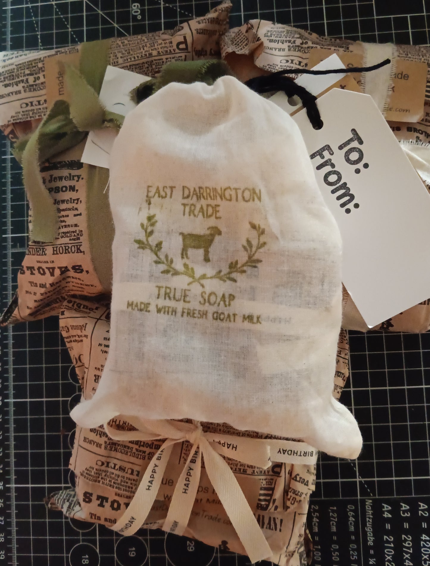 Goat Milk Soap Birthday Gift Collection: 4 or 8 Bars *Add Candles!