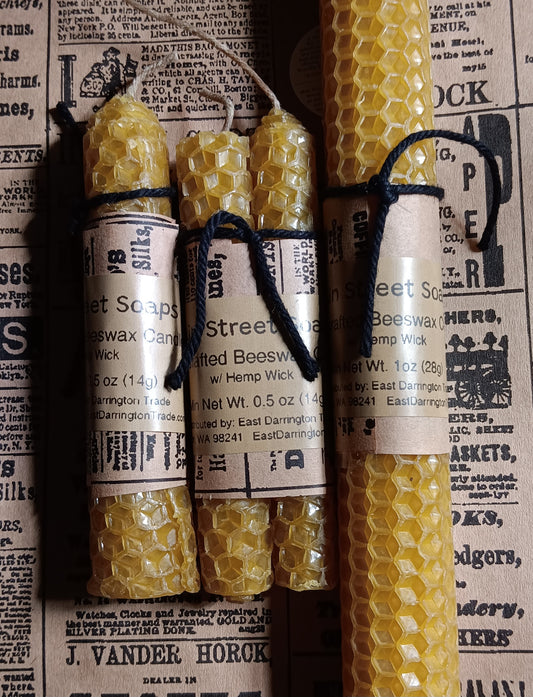 Handcrafted Honeycomb Beeswax Candles
