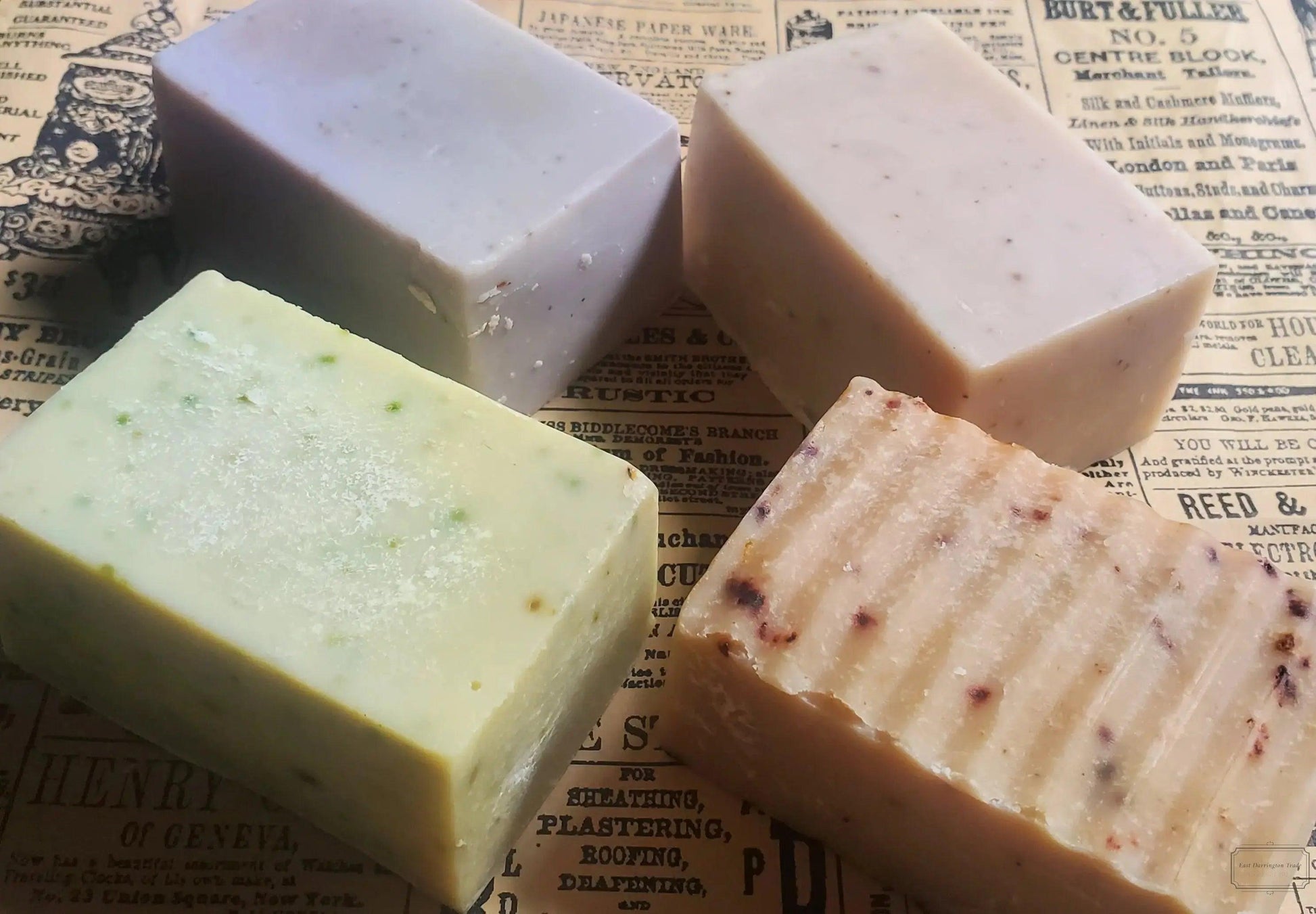 Shaving Bar - Goat Milk Soap Homemade Hand Poured Cold Process Goat Milk Soap - East Darrington Trade