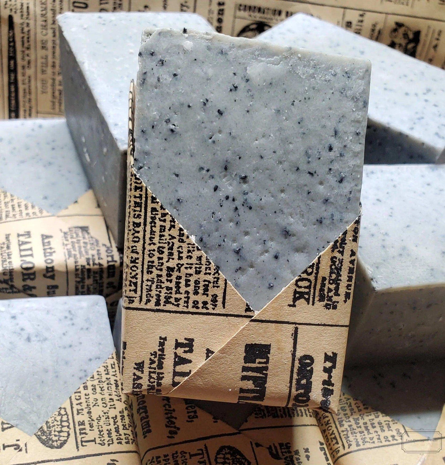 Charcoal coconut oil Soap Homemade Hand Poured Cold Process Goat Milk Soap - East Darrington Trade