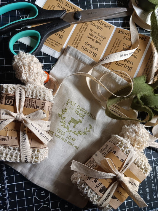 Goat Milk Soap Birthday Gift Collection:  4 or 8 Bars *Add Candles!